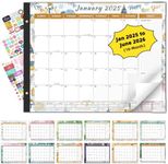 Ospelelf Desk Calendar 2025-2026 Large 22'' x 17'' Calendar 2025 Monthly Desktop Calendar, 18 Month Calendar, Use Jan 2025 - June 2026