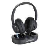 ANSTEN Wireless Headphones for TV Watching with Universally Compatible Transmitter Charging Base, TV Headphones Wireless for Seniors, Over Ear Headset No Delay, 35 Hrs Audio Playtime, Plug n Play