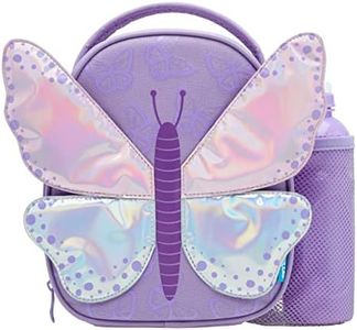 Smash Kids 3D Butterfly Insulated Lunch Bag and Bottle