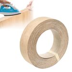 ADERTOS 40mm Real Oak Edging Tape - 10m Iron On Edging Strip Pre-Glued Oak Veneer Edging Tape Hot-Melt Adhesive Wood Trim Edging for DIY Application, Edge Tape Edge Banding for Shelves and Panels