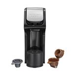 Hamilton Beach 49900 FlexBrew Single-Serve Coffee Maker Compatible with Pod Packs and Grounds, Black