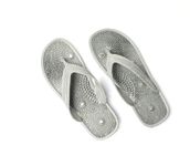 Sweltolite Acupressure and Magnetic Therapy Slippers for Full Body Blood Circulation Natural Slippers For Men and Women (Unisex) (Grey, UK Footwear Size System, Adult, Men, Numeric, Medium, 8)