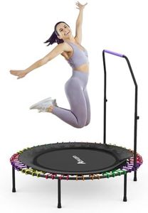 Advwin 40" Mini Trampoline Rebounder Foldable Fitness Trampoline for Adults and Kids Max Load 150kg