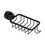 Faucet Storage Rack, Holder Sink Caddy Organizer Multifunctional Expandable Storage Drain Basket Rack Drainer Sink Tray Holder with Hooks Hanging Rods for Kitchen Bathroom Home