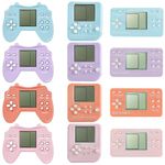 Seyaom Game Console Keychain, 12PCS Video Game Keychain, 4 Styles Mini Game Console Fidget Toys Bulk, for Valentine's Day Video Game Party Favors Birthday School Party Gifts