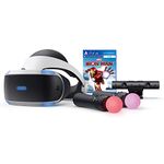 Sony PlayStation VR Marvel's Iron Man Bundle: PS VR Headset & Camera, 2 Move Controllers, Marvel's Iron Man Digital Code for PS4/PS5 - BROAGE Glasses Cleaning Cloth