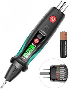 ANENG Non Contact Voltage Tester&Outlet Tester Receptacle Detector with Voltage LCD Display,Power Socket Checker Automatic Circuit Tester Polarity Voltage Test Wall Plug Electrical Tools