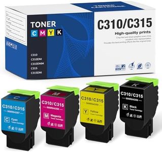 Jeostarky C310 C315 Toner Cartridge Replacement for Xerox C310 C315 Toner (006R04356 006R04357 006R04358 006R04359) Compatible with Xerox C310 C315 C310DNI C310DNIM C315DNI Printer 4-Pack