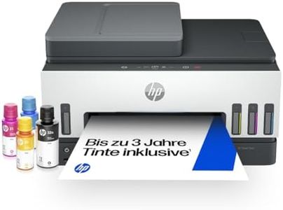 HP Smart Tank 7605 4-in-1 Multifunktionsdrucker (WLAN; Duplex; ADF) – 3 Jahre Tinte inklusive, 3 Jahre Garantie, großer Tintentank, hohe Reichweite, Drucken in hoher Qualität