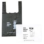 Pack of Dog Poo Bags - 500 x Dog Waste Bags - Black with Tie Handles (1 Pack of 500)