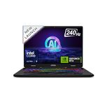 MSI Pulse 16 AI, Intel Core Ultra 9 185H,Built-in AI, 41CM 16:10 QHD+ 240Hz Gaming Laptop(32GB/1TB NVMe SSD/Windows 11 Home/NVIDIA GeForce RTX 4070, Core Black/2.8Kg), C1VGKG-028IN