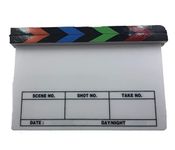 Action Clap Board Movie Director CLAP Board Clapper Clapboard Action Board Black