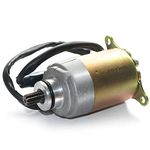 Trkimal GY6 125cc 150cc Starter Motor with Wire Cable Compatible Go Karts ATV Scooter Moped Dune Buggys Quad 4 Wheelers TAOTAO BAJA