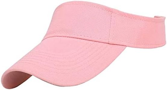 Toddler Sun Visor Girls Age 2-6, Kids Beach Visor Summer UV Protection Sport Cap for 6-12T Pink