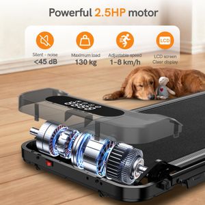 Dskeuzeew Walking Pad Treadmill – 7% Incline, Compact Home Fitness