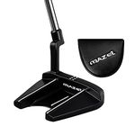 MAZEL Golf Putter for Men Right Hand 35 Inch, Double Bend Face Balance Mallet Putters MP-001,MP-002 (Black MP-001)