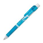 Pentel .E-Sharp Mechanical Pencil with the Pentel Lead Maximizer, Writing, Drawing, School Supply, Pre-loaded with Lead, 0.5mm Fine Point, Sky Blue Accents, AZ125-S, Box of 12