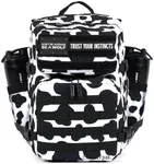 WOLFpak 35L Backpack Meal Prep Management (Black White Cow Print)