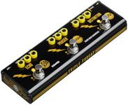 Donner X Third Man Hardware Multi-Effect Pedal, Triple Threat 3-in-1 Analog Guitar Pedal Distortion Phaser Echo Pedal with Adapter for Electric Guitar