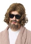 Fun Costumes Big Lebowski Adult The Dude Wig and Beard Kit Standard Golden Brown