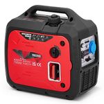 Portable Inverter Generator,Towallmark Inverter Generator 1800W 220V, Quiet Silent Generator Clean Power Supply Multi-purpose for Camping, Caravan, Motorhome, Emergency Power