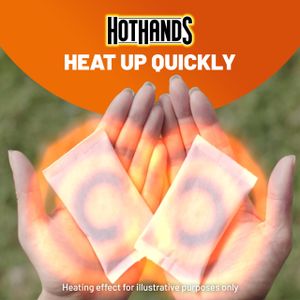 Hot Hands Hand Warmers – 5 Pair Pack, Instant Heat