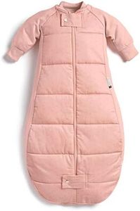 ergoPouch Organic Cotton Sheeting Sleeping Bag, 3.5 TOG for Babies 8-24 Months, Berries, Pink