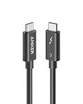 Anker [Intel Certified Thunderbolt 3 Cable 1.6 ft (USB-C to USB-C) Supports 100W Charging / 40Gbps Data Transfer Compatible with USB 3.1 Gen 1 and 2, Type-C Macbooks, iPad Pro 2020, iPad Air 4