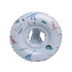 VReder Baby Swimming Float Ring, Dinosaurs Pringting Inflatable Swimming Pool Float with Seat, Fun Water Toys Accessories for Babies Infant Children Swim Training Aged 1-5 years