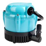 Little Giant 500500 1-AA-18 Submersible Cover Pump with 18-Feet Cord, 170 GPH,blue