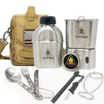The Pathfinder School Campfire Survival Cooking Kit (Coyote Tan)