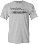 Inconceivable Definition - Not What You Think It Means Movie Funny Comedy Parody T Shirt, Sport Grey, 3X-Large