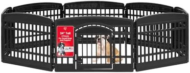 IRIS USA 24" 8-Panel Dog Playpen wi