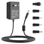 Gonine 12 Volt 3A Power Supply Adapter, 100-240V AC to DC 12V Charger Compatible 2A 1A 0.5A Devices, for 5050 3528 WS2811 LED Strip Light, CCTV Security Camera, Router, LCD Monitor and More.