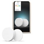 Philips Hue Wireless Smart Light Switch Button, White - 1 Pack - Portable and Battery Powered - Smart Home Control - Requires Hue Bridge - Easy, No-Wire Installation