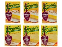 Cake Mix Bundle With Green’s Lemon Pie Filling Mix 140g x3 and Egg Custard Mix 54g x3 (Pack of 6)