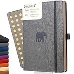 Dingbats* Wildlife Lined Journal Notebook A5 - Vegan Leather Hardcover - Ideal for Work, Travel, Writing - with Pocket, Elastic Closure & Bookmark