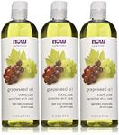 Now Foods Grapeseed Oil (Pack of 3)