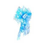 Baby Boy Bow in Blue and White. Per