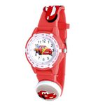 Time Up Analog Dial Cartoon Car Toy Kids Watch for Boys & Girls (Age:3-10 Years) -RBT-CAR-X (Car-Red)