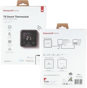 Honeywell T6 Smart Thermostat – Black Wi-Fi Programmable