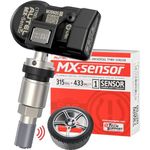 Autel TPMS Sensor 1-Sensor, MX-Sensor 315MHz + 433MHz Metal Valve, Programmable Universal Specially Built for OEM Sensors Replacement, Work with Autel TPMS Tool TS408S TS508WF TS601 MK808S-TS