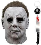 Maryparty Michael Myers Mask for Adults Halloween Michael Myers Face Scary Mask for Halloween Kills Scary Cosplay (Style-4)