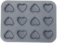 Fox Run 4493 Mini Heart Muffin Pan, 12-Cup, Preferred Non-Stick