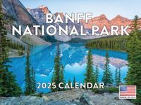 Banff National Park 2025 Calendar Monthly Wall Calender Alberta Canada Nature 12 Month | American Made In The USA