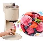 KYZTMHC Soft Ice Cream Machine Yogurt Snow Cone Milkshake Maker Machine Soft Serve Ice Cream Machine DIY Fruit Dessert Machine for Home for Yoghurt, Sorbet