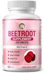 Beetroot Supplement | 120 Tablets | Beta Vulgaris | Vegan Friendly & Gluten Free | Certified Carbon Neutral & Made in The UK (120 Tablets)