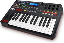 AKAI Professional MPK225 - USB MIDI Keyboard Controller with 25 Semi Weighted Keys, Assignable MPC Controls, 8 Pads and Q-Links, Plug and Play