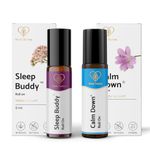 Herb Tantra Sleep Buddy Roll On and Calm Down Roll On Combo | A perfect Combo for Stress Relief andRelaxing | 100% pure and natural |Easy To Use| 9ml |Pack of 2