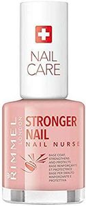 Rimmel London Base Unghie Nail Nurse, Smalto Rinforzante e Protettivo Transparente per Unghie Deboli, 12 ml